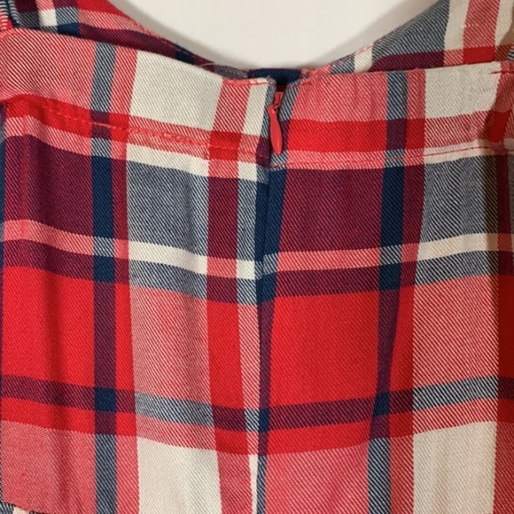 Kismet Red, Blue & White Plaid Mini Dress NWT - Picture 8 of 10